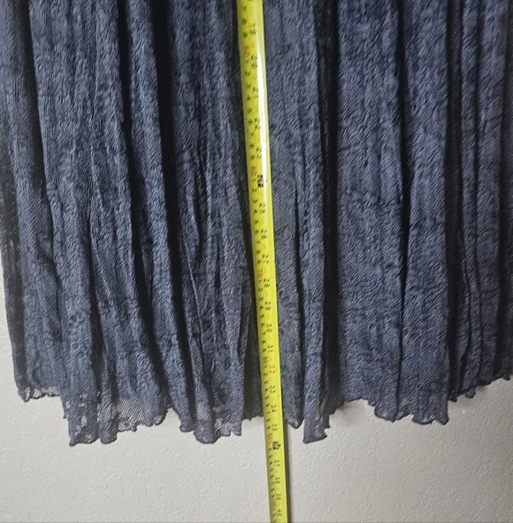 VTG CHICO'S 2000s, Vine Drifter A-Line stretch Maxi Skirt Size 1 US  M - Picture 5 of 6